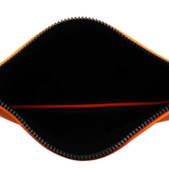 HERMES Orange Pouch - Picture 7 of 10